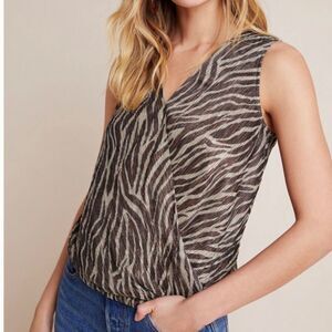 Anthropologie Eri+Ali Kasi Shimmer Top size M